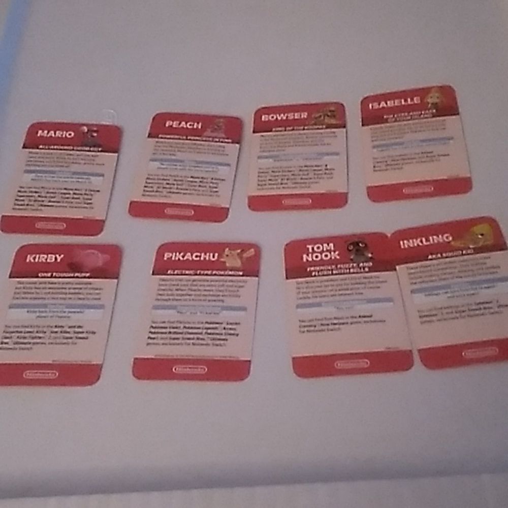 Mario Character Card Set - Picture 5 of 5